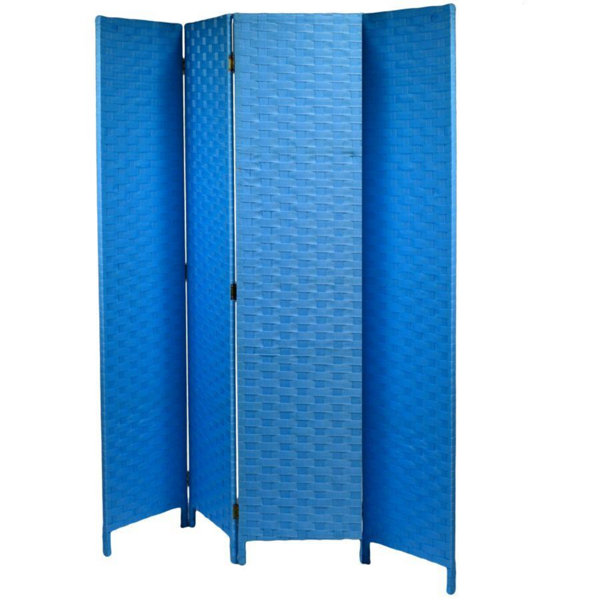 17 Stories Kendin 115Cm W x 170Cm H 4 Panel Solid Wood Folding Room